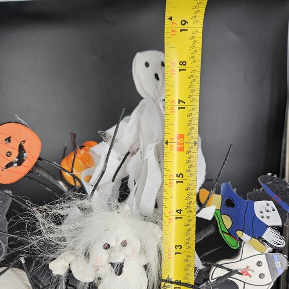 Halloween Light Up Boo Tree Figurine Witch Pumpkin Ghosts Sound Motion 19" WORKS - Picture 14 of 16